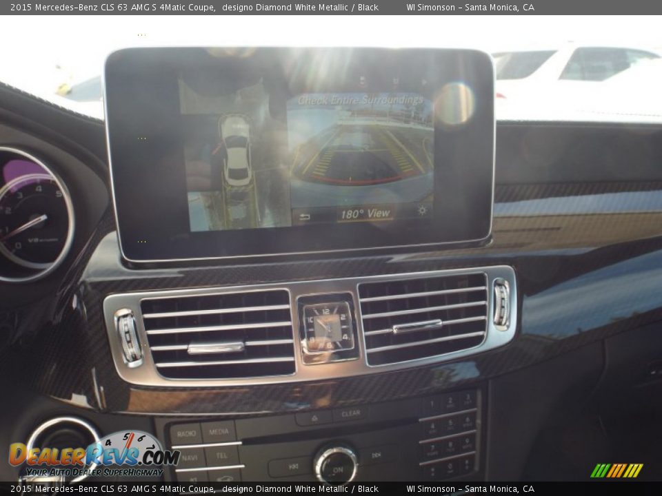 2015 Mercedes-Benz CLS 63 AMG S 4Matic Coupe designo Diamond White Metallic / Black Photo #13