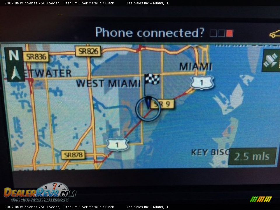 2007 BMW 7 Series 750Li Sedan Titanium Silver Metallic / Black Photo #13