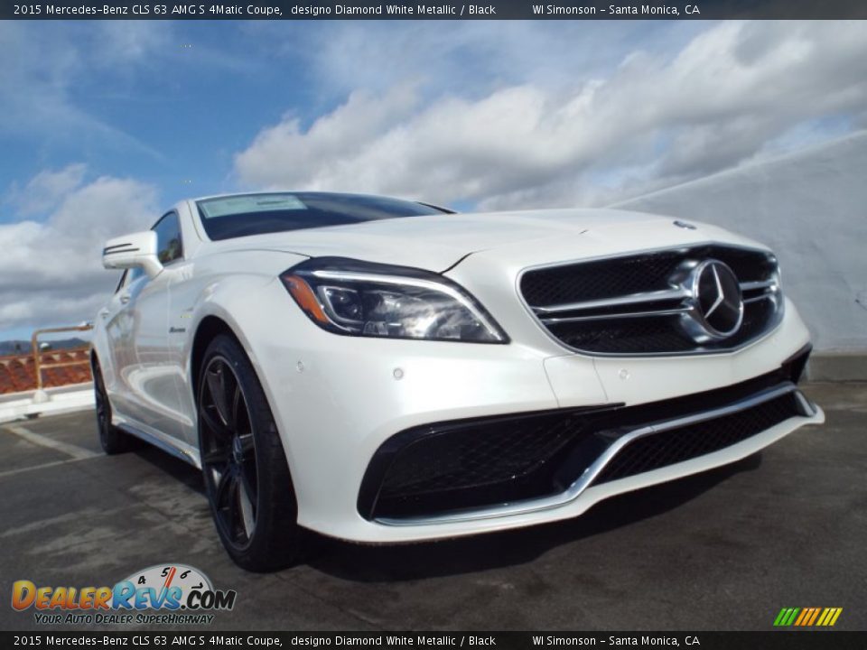 2015 Mercedes-Benz CLS 63 AMG S 4Matic Coupe designo Diamond White Metallic / Black Photo #21