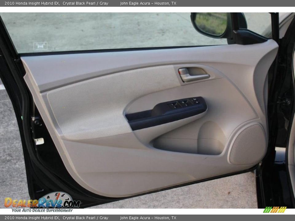 2010 Honda Insight Hybrid EX Crystal Black Pearl / Gray Photo #14