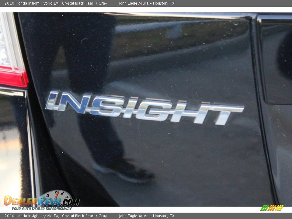 2010 Honda Insight Hybrid EX Crystal Black Pearl / Gray Photo #19