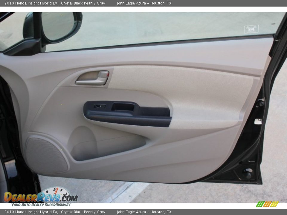 2010 Honda Insight Hybrid EX Crystal Black Pearl / Gray Photo #23