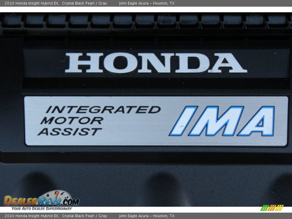 2010 Honda Insight Hybrid EX Crystal Black Pearl / Gray Photo #25