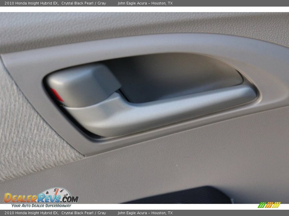 2010 Honda Insight Hybrid EX Crystal Black Pearl / Gray Photo #26