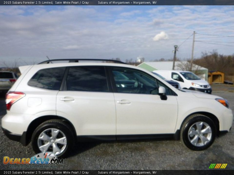 Satin White Pearl 2015 Subaru Forester 2.5i Limited Photo #2