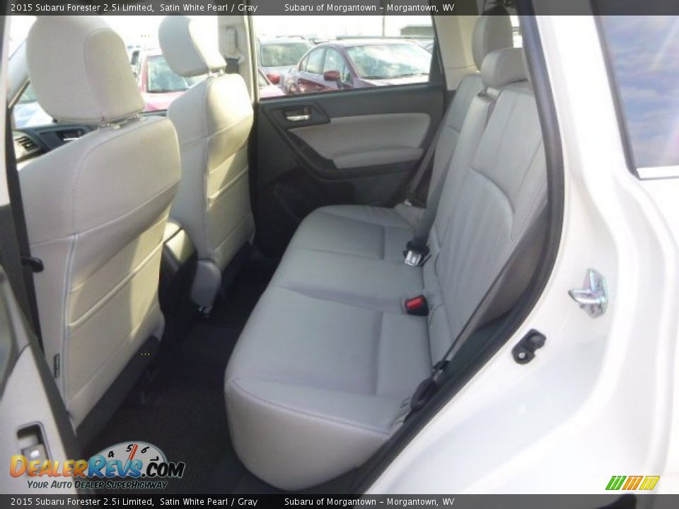 2015 Subaru Forester 2.5i Limited Satin White Pearl / Gray Photo #13