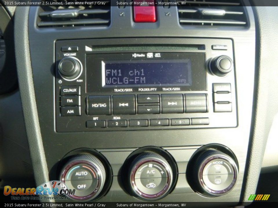 2015 Subaru Forester 2.5i Limited Satin White Pearl / Gray Photo #19