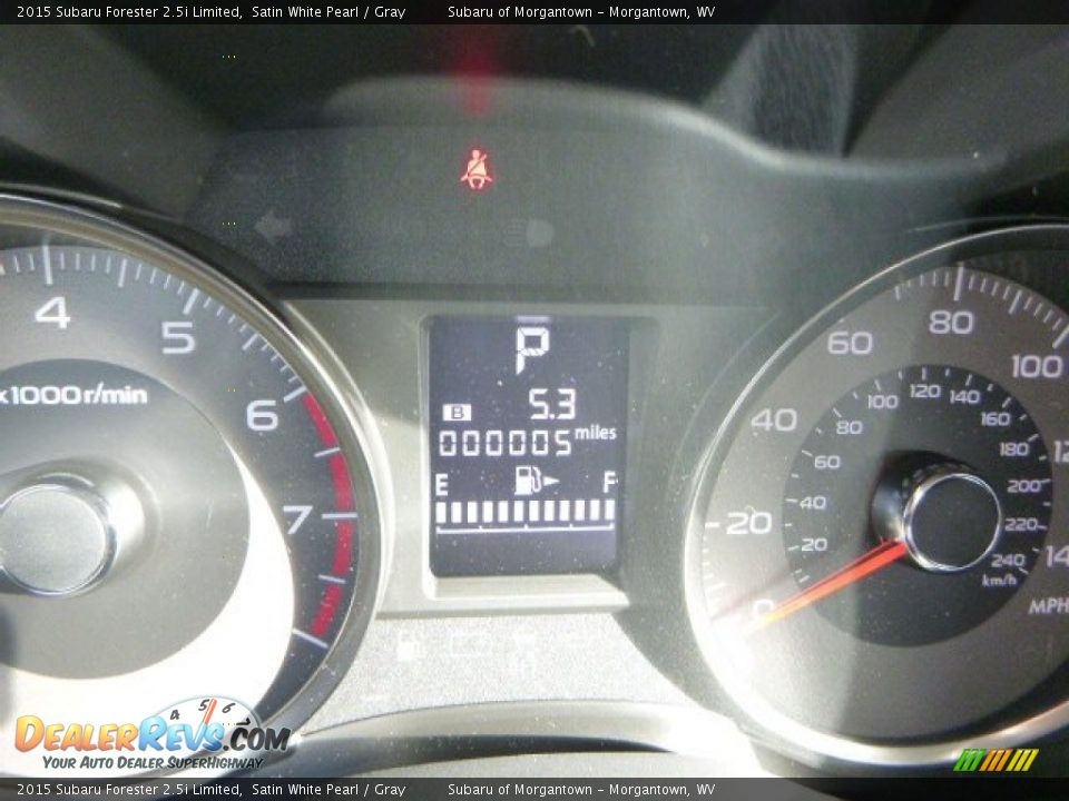 2015 Subaru Forester 2.5i Limited Satin White Pearl / Gray Photo #20