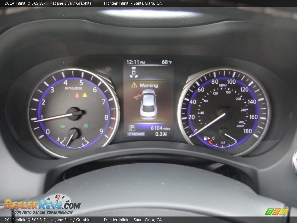 2014 Infiniti Q 50S 3.7 Gauges Photo #24