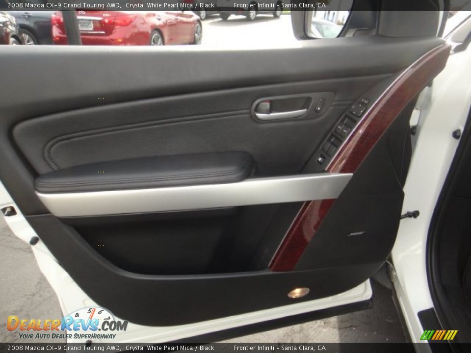 2008 Mazda CX-9 Grand Touring AWD Crystal White Pearl Mica / Black Photo #10