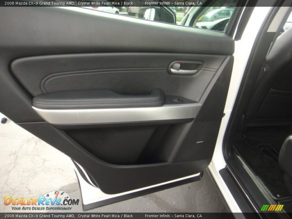 2008 Mazda CX-9 Grand Touring AWD Crystal White Pearl Mica / Black Photo #13