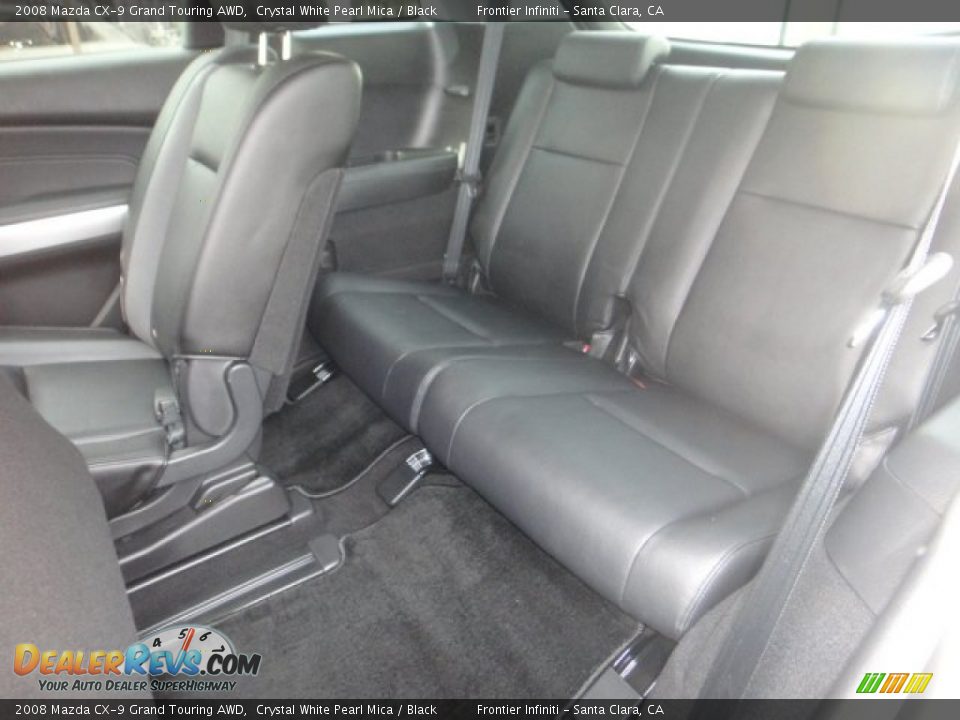 2008 Mazda CX-9 Grand Touring AWD Crystal White Pearl Mica / Black Photo #14