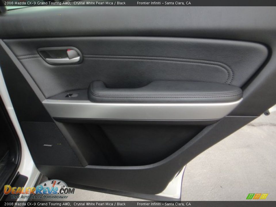 2008 Mazda CX-9 Grand Touring AWD Crystal White Pearl Mica / Black Photo #20