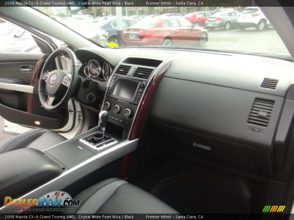 2008 Mazda CX-9 Grand Touring AWD Crystal White Pearl Mica / Black Photo #21