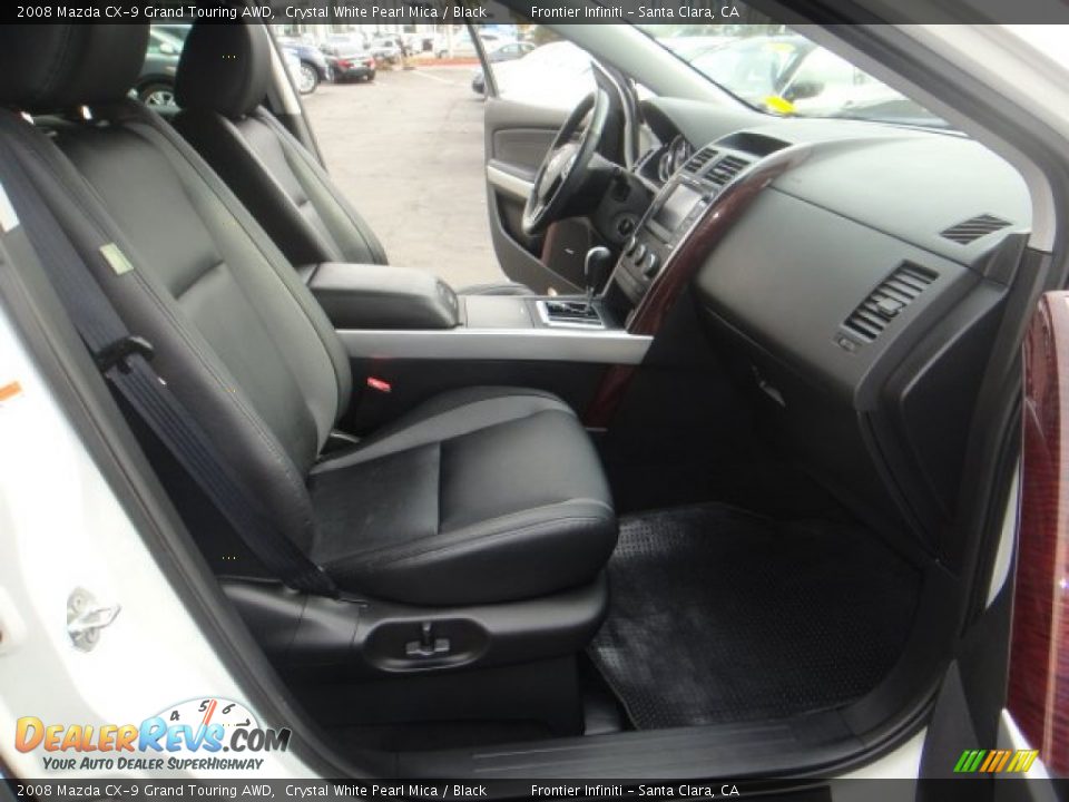 2008 Mazda CX-9 Grand Touring AWD Crystal White Pearl Mica / Black Photo #22