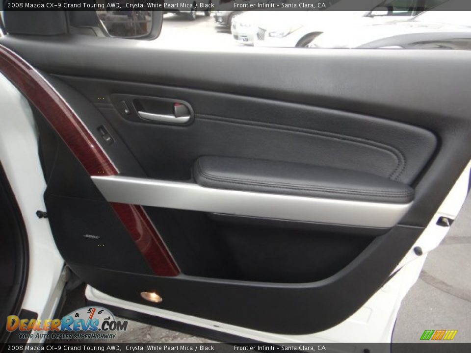 2008 Mazda CX-9 Grand Touring AWD Crystal White Pearl Mica / Black Photo #23