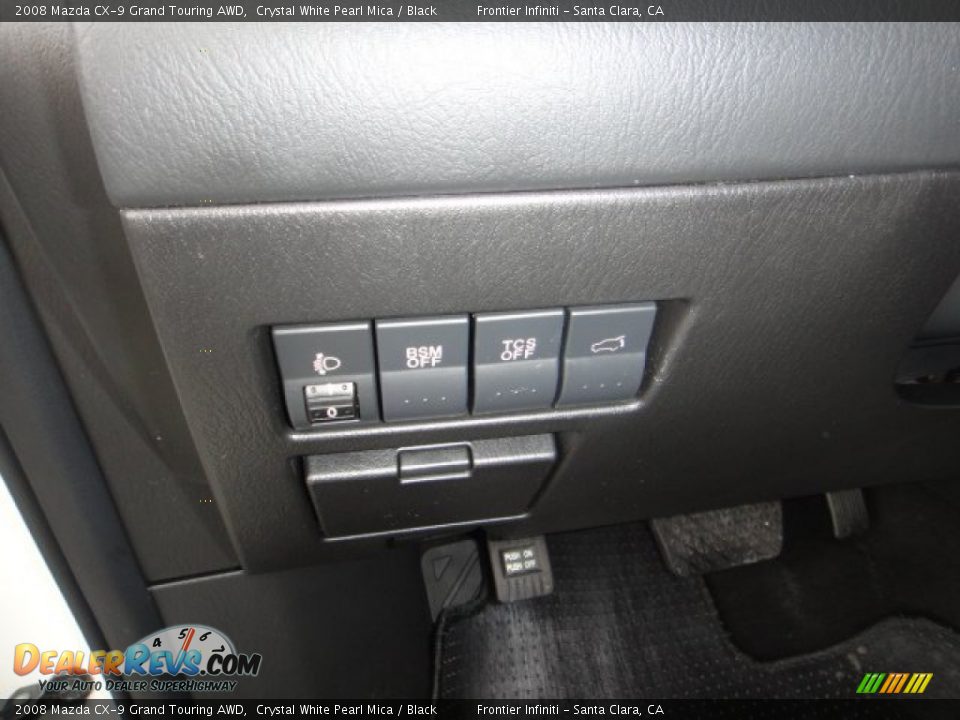 2008 Mazda CX-9 Grand Touring AWD Crystal White Pearl Mica / Black Photo #25