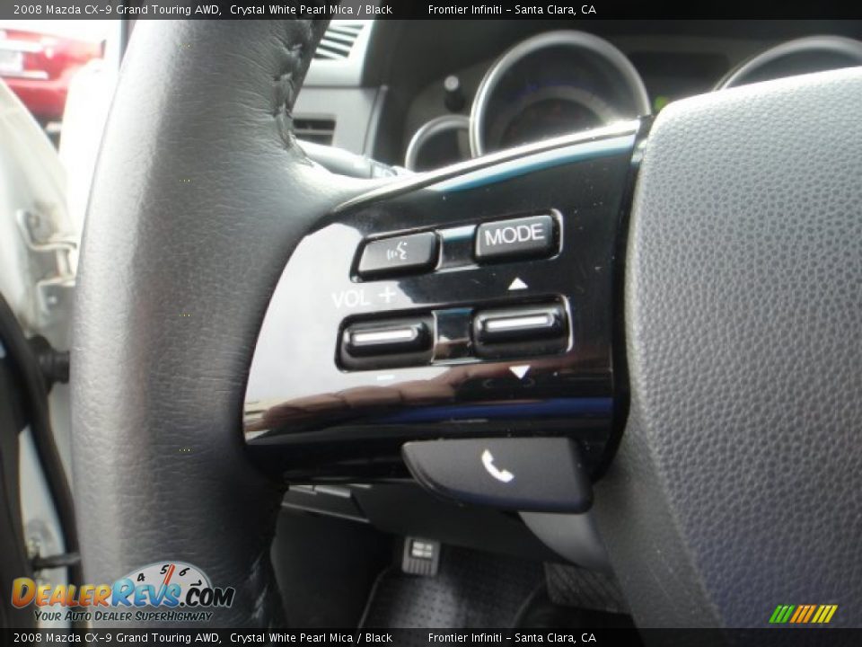 2008 Mazda CX-9 Grand Touring AWD Crystal White Pearl Mica / Black Photo #26