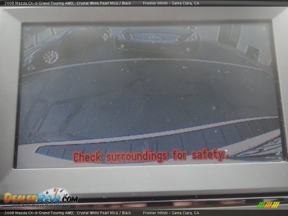 2008 Mazda CX-9 Grand Touring AWD Crystal White Pearl Mica / Black Photo #31