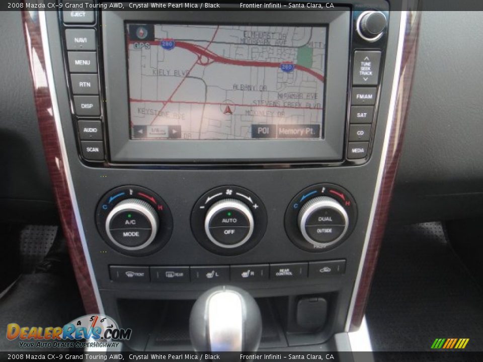 2008 Mazda CX-9 Grand Touring AWD Crystal White Pearl Mica / Black Photo #32
