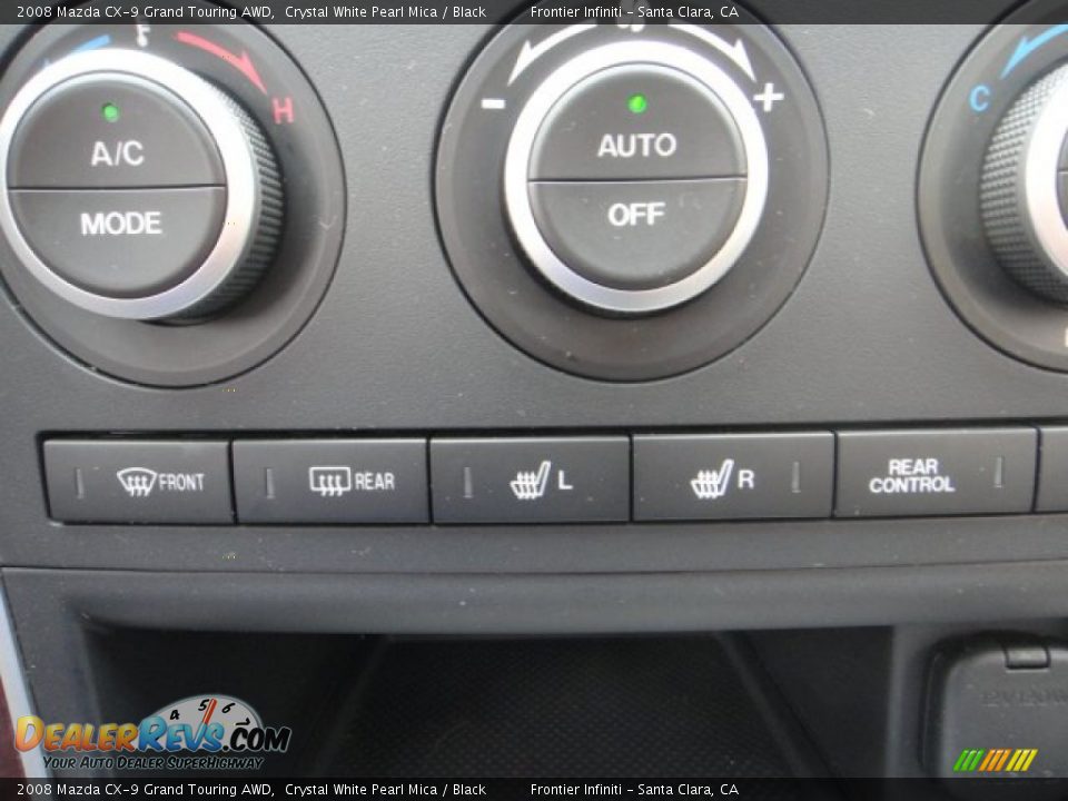 2008 Mazda CX-9 Grand Touring AWD Crystal White Pearl Mica / Black Photo #33