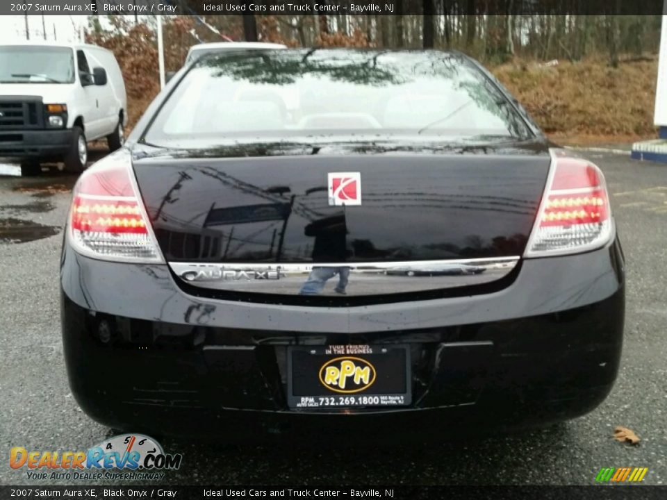 2007 Saturn Aura XE Black Onyx / Gray Photo #13