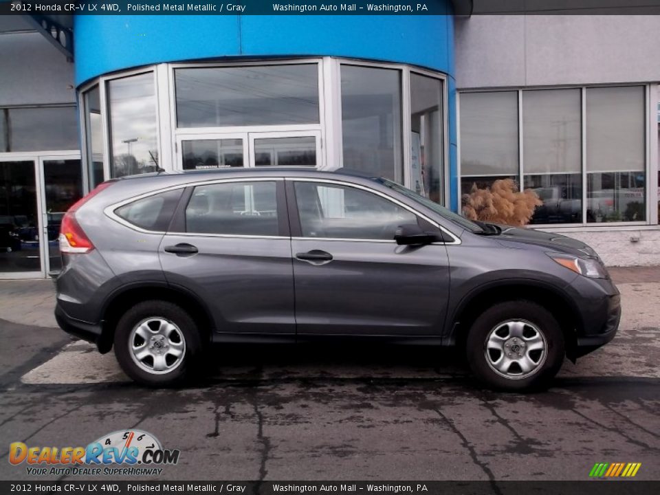2012 Honda CR-V LX 4WD Polished Metal Metallic / Gray Photo #2