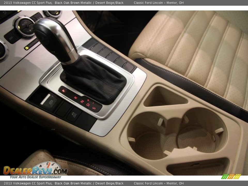 2013 Volkswagen CC Sport Plus Black Oak Brown Metallic / Desert Beige/Black Photo #18