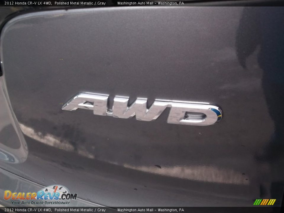 2012 Honda CR-V LX 4WD Polished Metal Metallic / Gray Photo #9