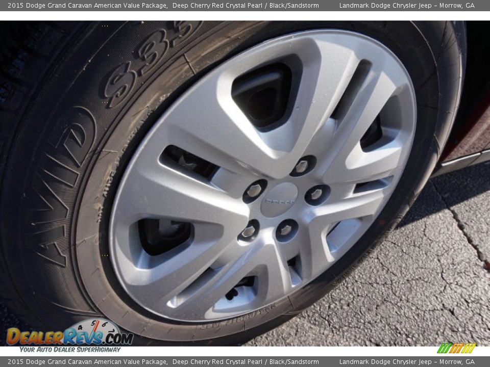 2015 Dodge Grand Caravan American Value Package Deep Cherry Red Crystal Pearl / Black/Sandstorm Photo #5