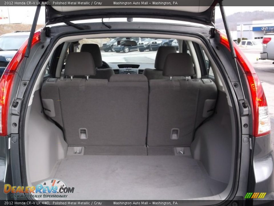 2012 Honda CR-V LX 4WD Polished Metal Metallic / Gray Photo #17