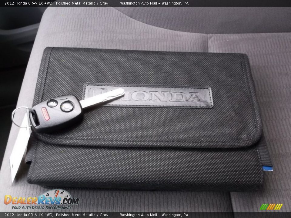 2012 Honda CR-V LX 4WD Polished Metal Metallic / Gray Photo #18