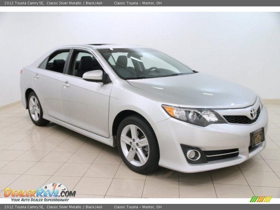 2012 Toyota Camry SE Classic Silver Metallic / Black/Ash Photo #1