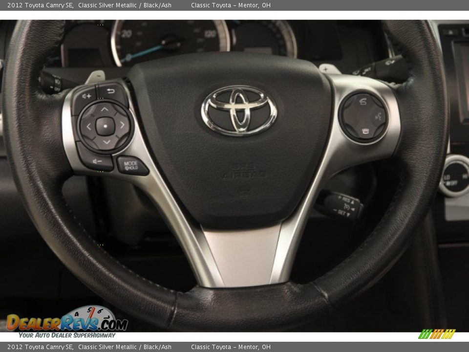 2012 Toyota Camry SE Classic Silver Metallic / Black/Ash Photo #6