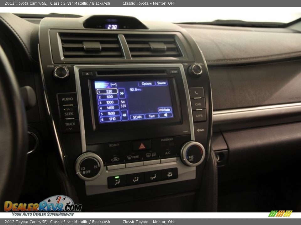 2012 Toyota Camry SE Classic Silver Metallic / Black/Ash Photo #8