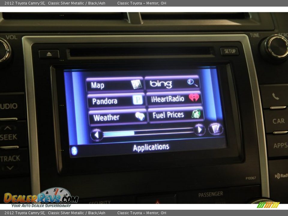 2012 Toyota Camry SE Classic Silver Metallic / Black/Ash Photo #12