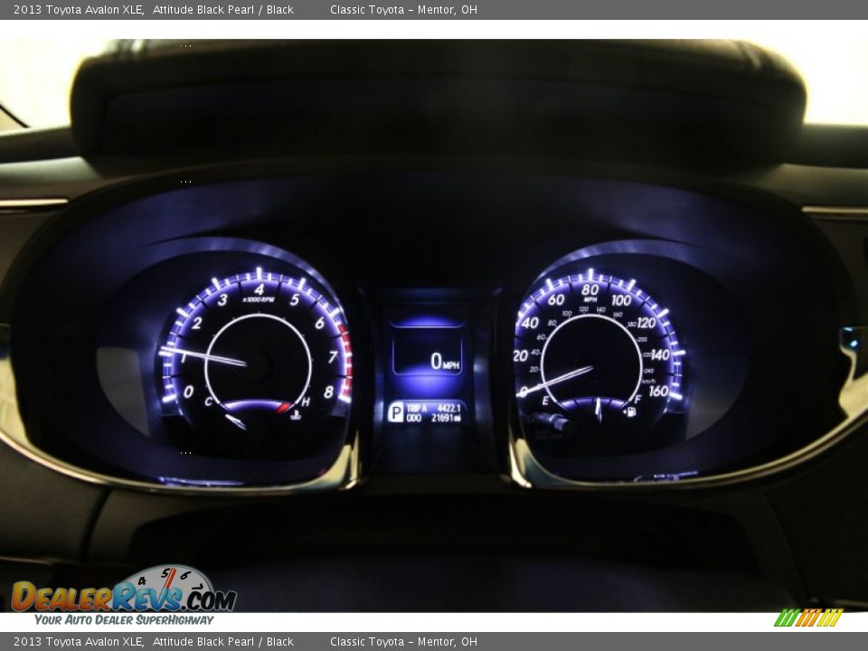 2013 Toyota Avalon XLE Attitude Black Pearl / Black Photo #7
