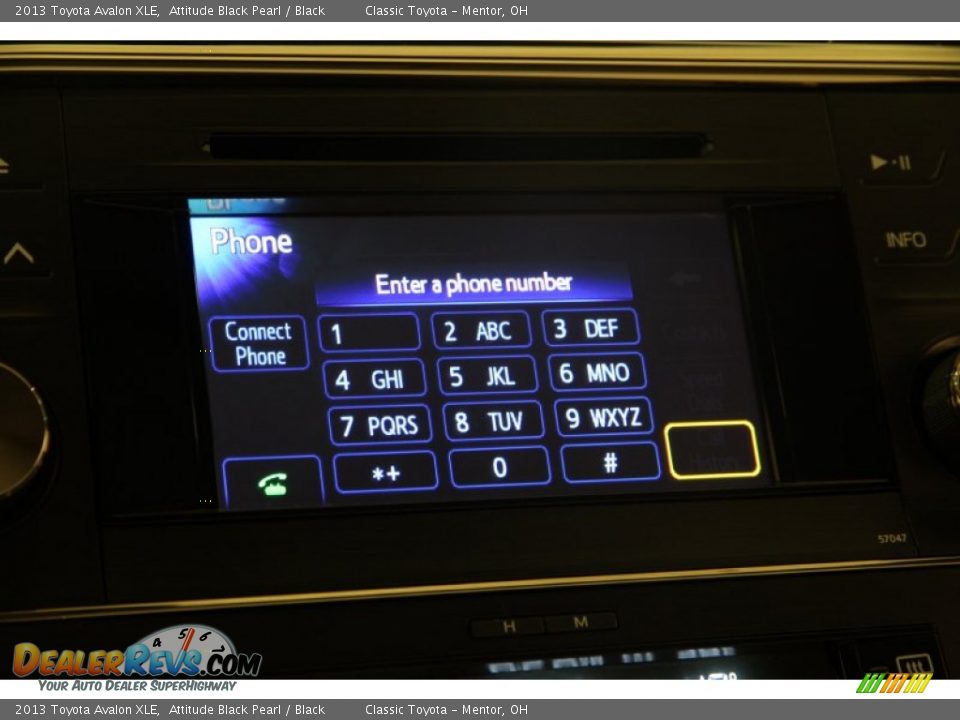 2013 Toyota Avalon XLE Attitude Black Pearl / Black Photo #12