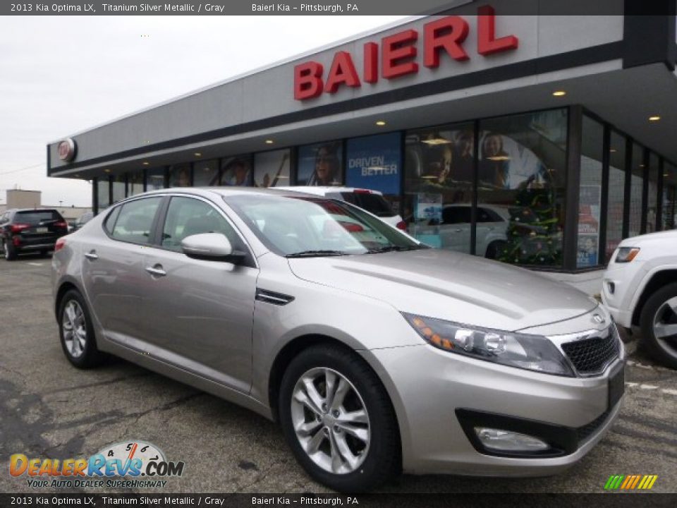 2013 Kia Optima LX Titanium Silver Metallic / Gray Photo #1
