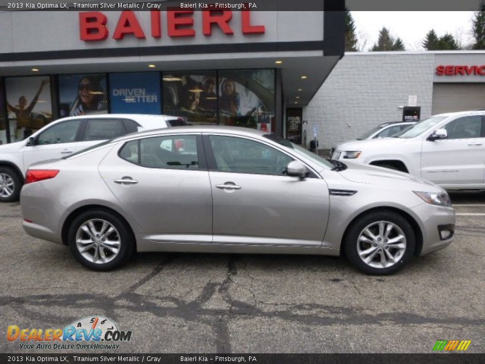 2013 Kia Optima LX Titanium Silver Metallic / Gray Photo #2