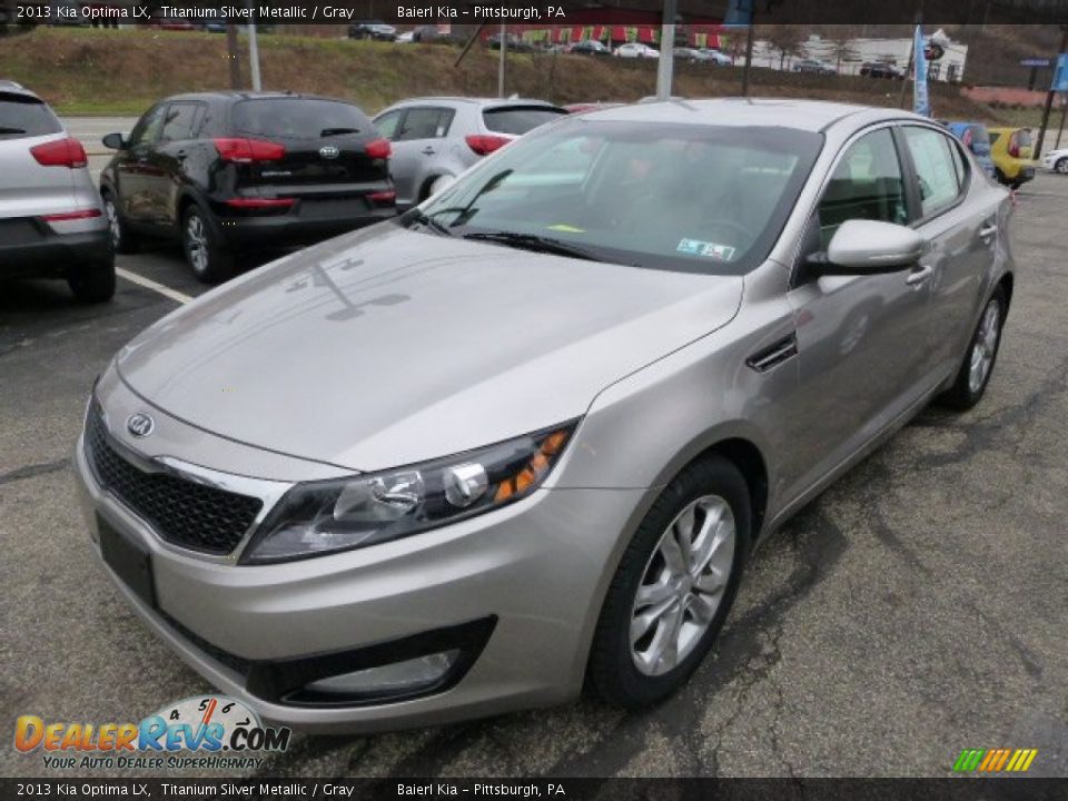 2013 Kia Optima LX Titanium Silver Metallic / Gray Photo #7