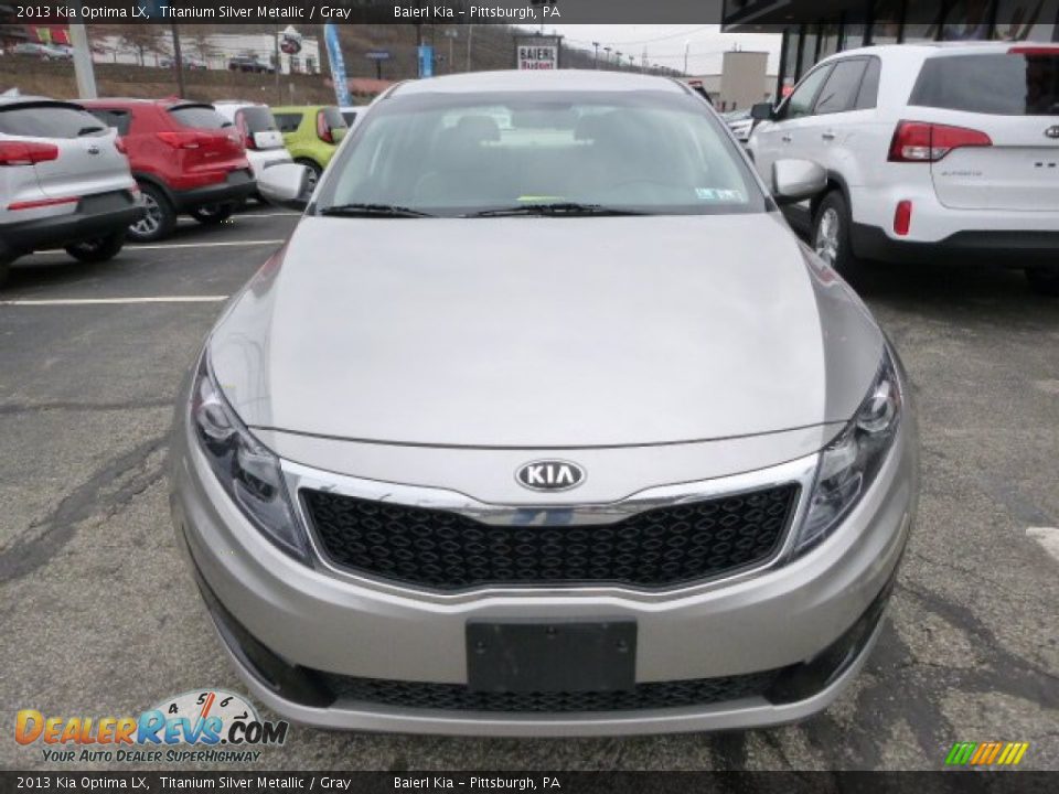 2013 Kia Optima LX Titanium Silver Metallic / Gray Photo #8