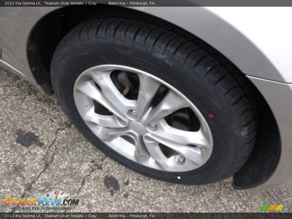 2013 Kia Optima LX Titanium Silver Metallic / Gray Photo #9