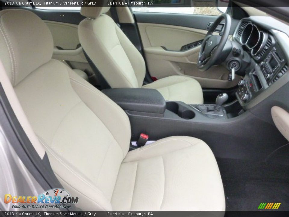 2013 Kia Optima LX Titanium Silver Metallic / Gray Photo #10
