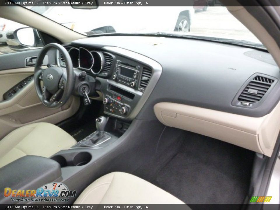 2013 Kia Optima LX Titanium Silver Metallic / Gray Photo #11