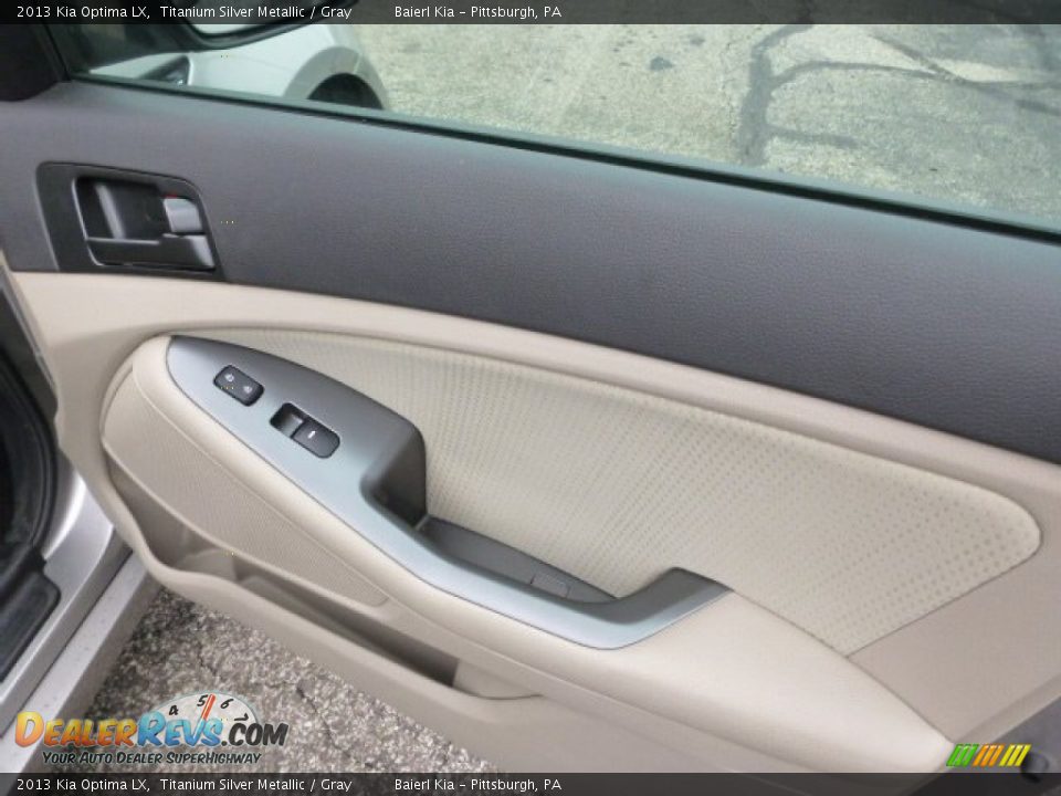2013 Kia Optima LX Titanium Silver Metallic / Gray Photo #12