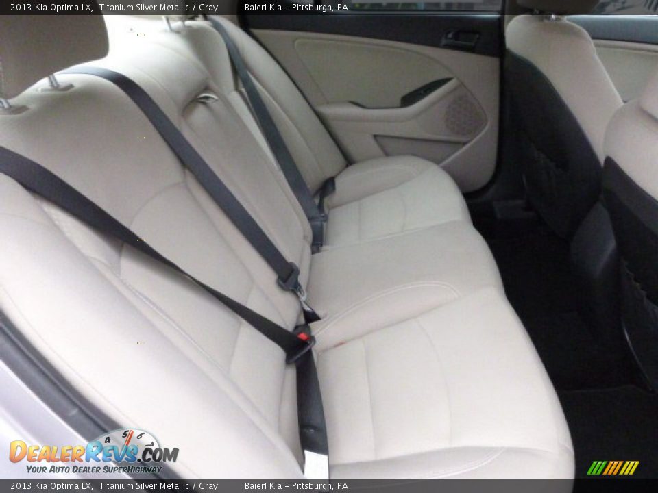 2013 Kia Optima LX Titanium Silver Metallic / Gray Photo #13