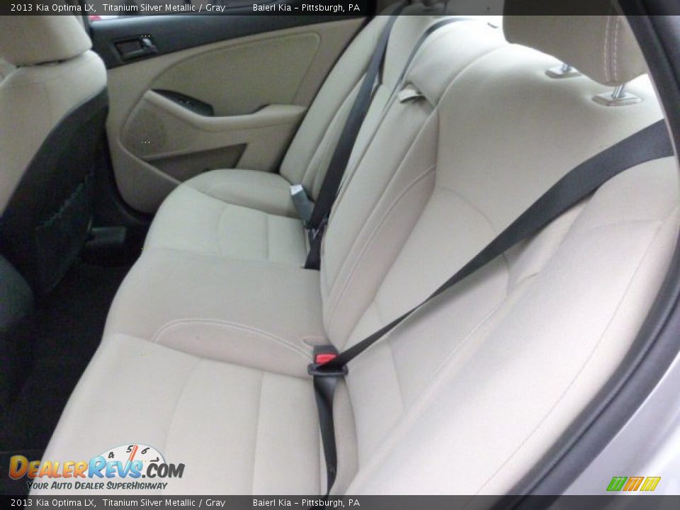 2013 Kia Optima LX Titanium Silver Metallic / Gray Photo #15