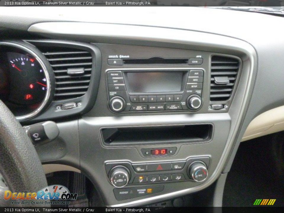 2013 Kia Optima LX Titanium Silver Metallic / Gray Photo #18