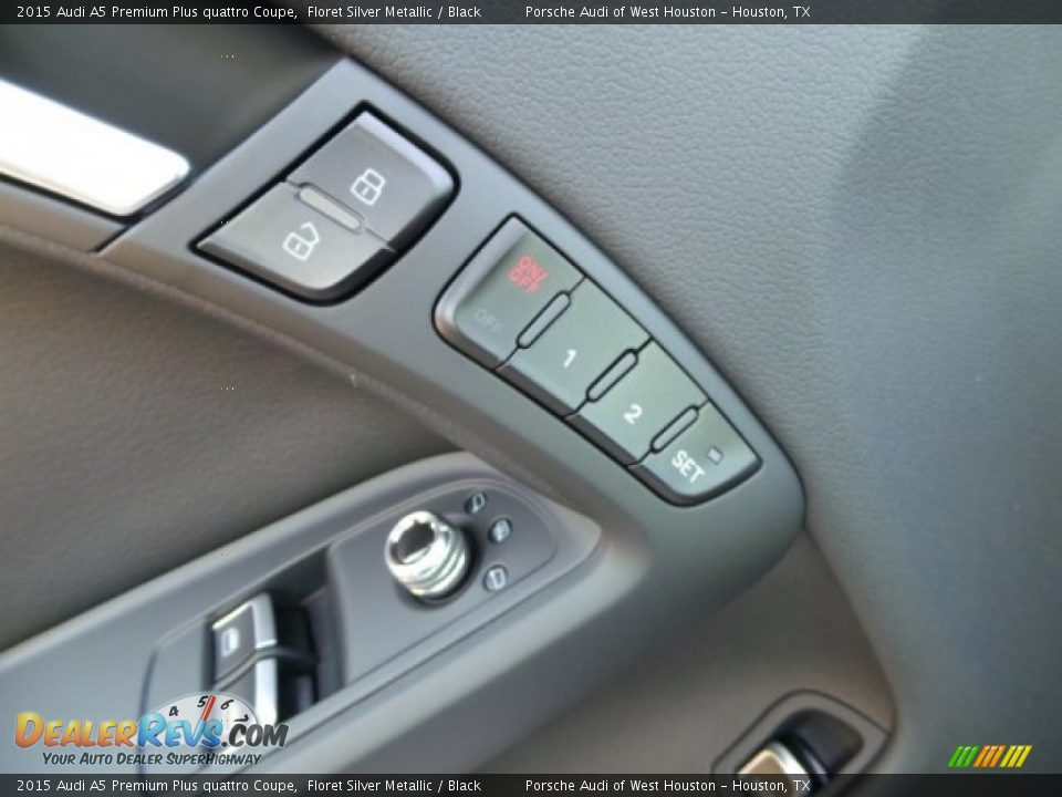 2015 Audi A5 Premium Plus quattro Coupe Floret Silver Metallic / Black Photo #8